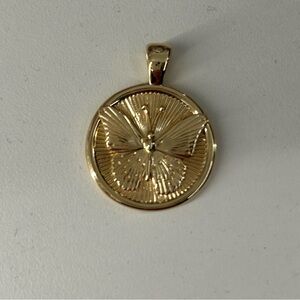 Jane Win Small Butterfly Free Coin Pendant